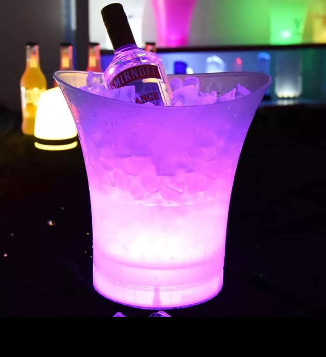 Hielera con Luz Led Parlante Bluetooth