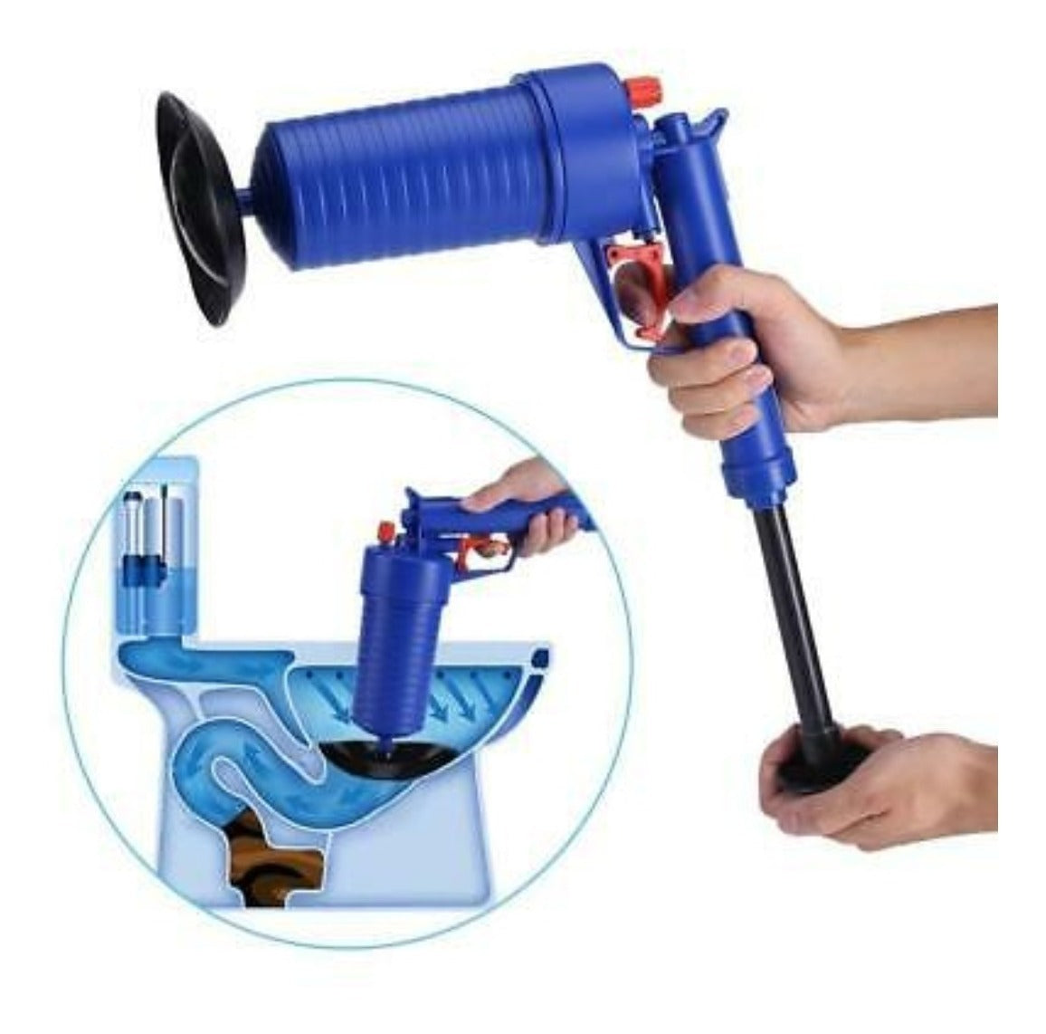 Pistola Destape inodoro wc