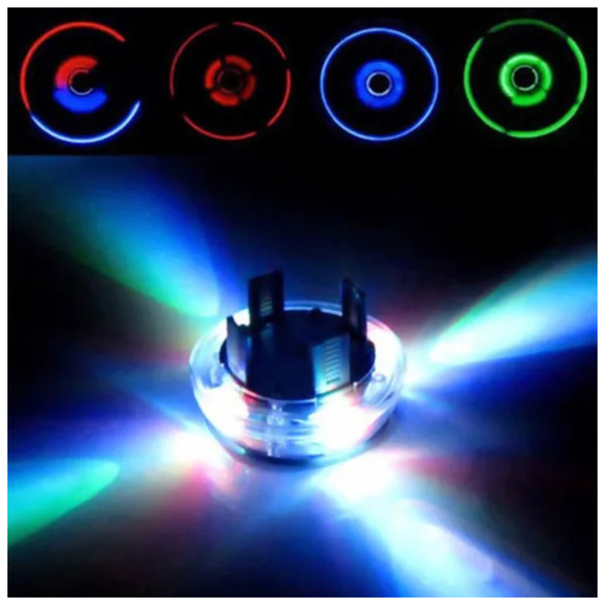 Luz Solar LED Para Rueda de Auto (C/U)