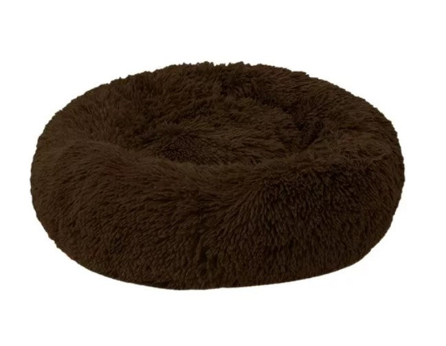 Cama Perro Mascota Antiestres Felpa 90cm 4 Colores
