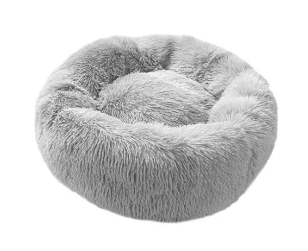 Cama Perro Mascota Antiestres Felpa 90cm 4 Colores